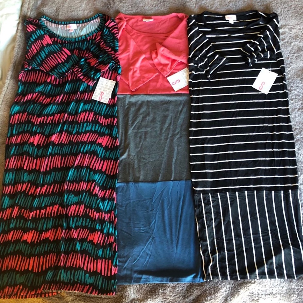 Bundle of 3 Lularoe Julia Dresses